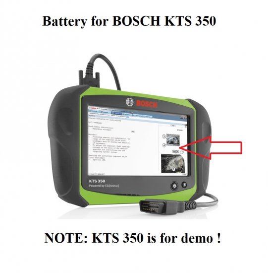 Battery Replacement for BOSCH KTS 350 Diagnostic ToolBOSCHKTS350